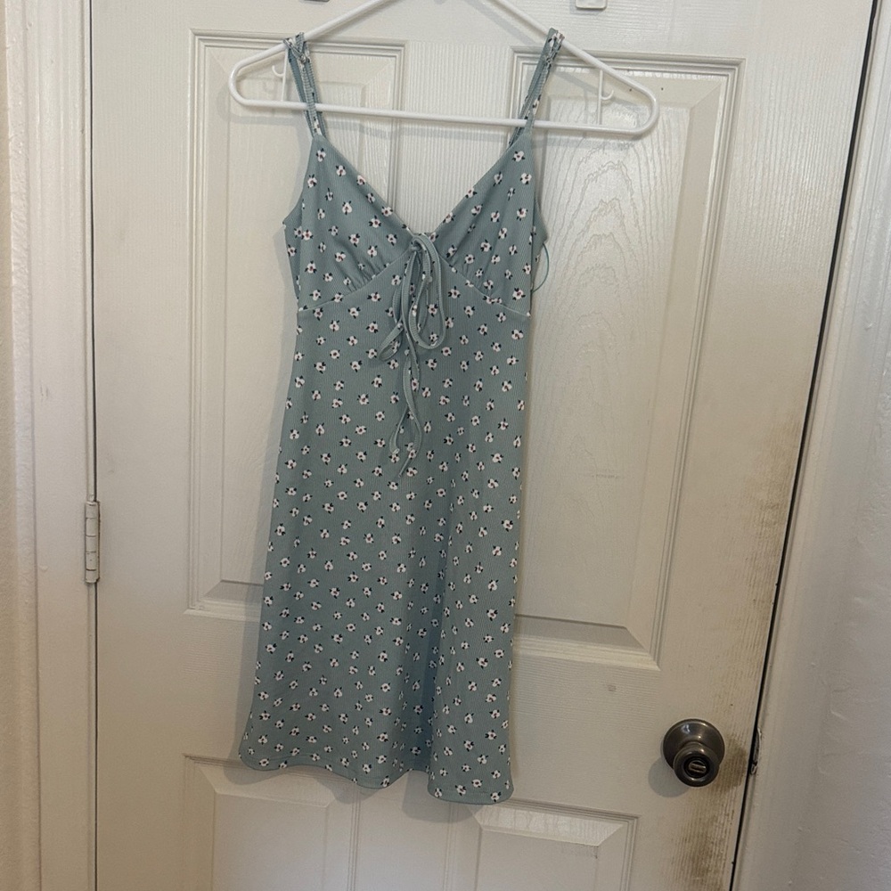 Light green Floral Dress